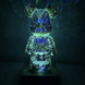 3D нічник світильник Ведмедик Феєрверк MAG-732  magn-11003 фото 2