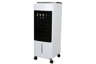 Охладитель воздуха Germatic DH23-01A, (120W, сенс. кн., пульт, экран, колёса, авто.вращ., ёмкость - 5,5л, 2 конт. для льда) MeladPof-14932 фото
