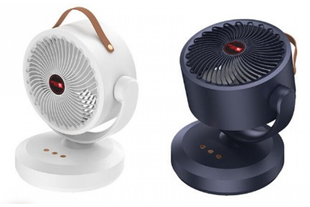 Вентилятор Mini fan (VU-05/FS-25) (LED, автовращение., адаптер) MeladPof-17135 фото
