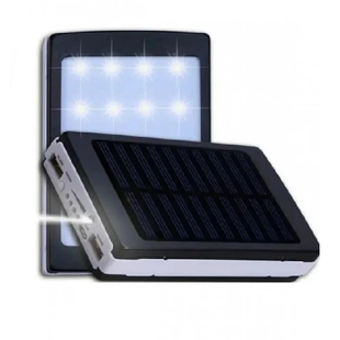 Мобильная Зарядка POWER BANK +LED Solar / Повербанк UN-3102 SOLAR 40000mAh OptDropPof-2018186 фото