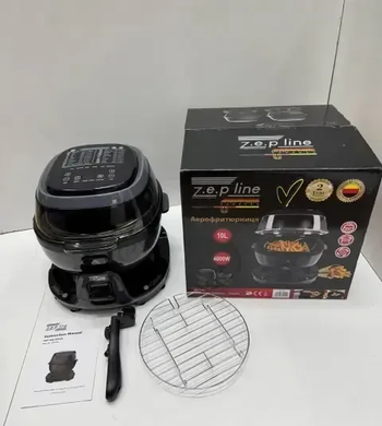 Smart-аэрофритюрница с функцией вращения на 18 программ Zepline ZP-140 10литров 4000Вт Zpp-ZP-140 фото