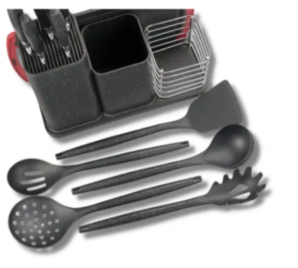 Набір кухонних ножів та приладдя Zepline ZP-045 на підставці HG- ZP-045 фото