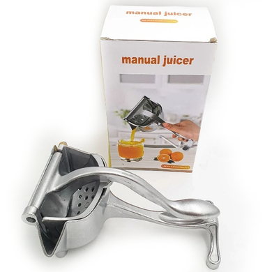 Ручная соковыжималка с зажимом для цитрусовых и фруктов Manual Juicer алюминиевая AND-10 фото