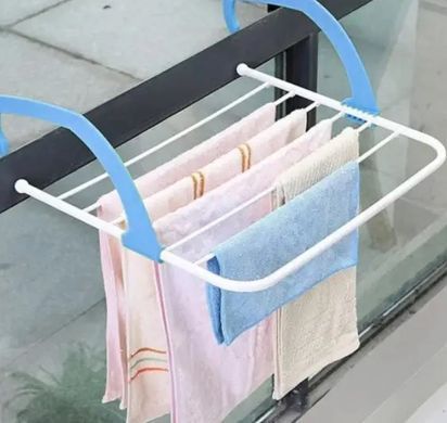 Знімна сушарка для одягу Fold Clothes Shelf блакитна GrantoptPof-Fold Clothes Shelf BLUE фото