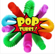 Fidget Pop Tube Пластиковые эластичные трубы набор 12 шт в Ручные антистрессовые сенсорные игрушки М Vener-TV-29M фото 3