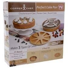 Многофункциональная форма для выпечки Copper Chef Perfect Cake Pan!