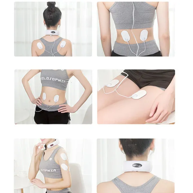 Массажер для шеи физиотерапия электростимулятор Cervical vertebra Neck Massager PofLambixx-ST-732 фото