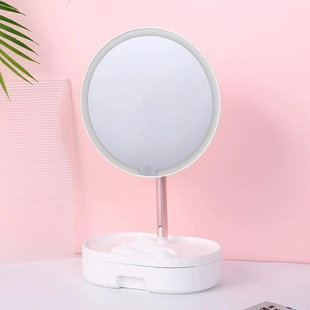 Настільне дзеркало XR-6606 з LED підсвічуванням для макіяжу MeladPof-17341 фото