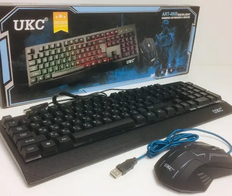 Игровая клавиатура и мышь UKC ZEUS M710 с подсветкой OptDropPof-343511152 фото
