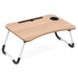 Складаний дерев'яний столик для ноутбука та планшета 60х40х30 см Vener-152 фото 4