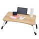Складаний дерев'яний столик для ноутбука та планшета 60х40х30 см Vener-152 фото 2