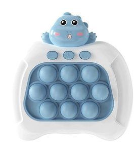 Електронна приставка консоль Quick Push Game приставка гри Pop It антистрес тик струм іграшка DEtopik-Dragon blue фото