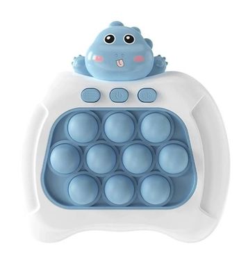 Електронна приставка консоль Quick Push Game приставка гри Pop It антистрес тик струм іграшка con27-Dragon blue фото