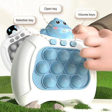 Электронная приставка консоль Quick Push Game приставка игры Pop It антистресс тик ток игрушка  con27-Dragon blue фото