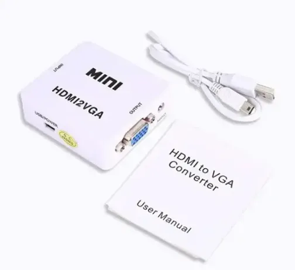 Конвертер адаптер с HDMI на VGA USB питание и аудио SPAR4272 фото