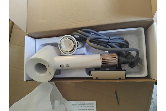 Фен стайлер для волос Super hair dryer 1 насадка + держатель Белый vollyxPof-0725 фото