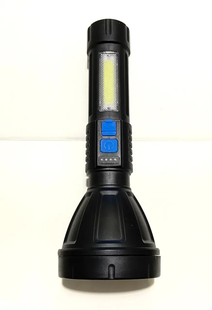Фонарь ручной аккумуляторный 603 USB зарядка 1 LED RainbergPof-603 фото