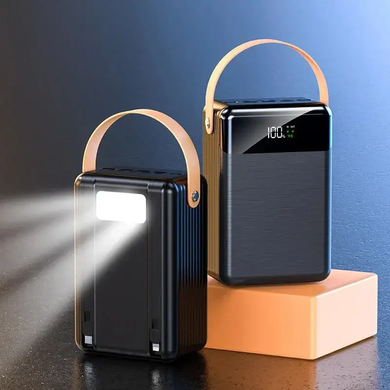 Мощный повербанк Power Bank LENYES 80000 mAh-891PX PD+QC, 3xUSB, MicroUSB, 3хType-C, 2хLightning delta-23 фото