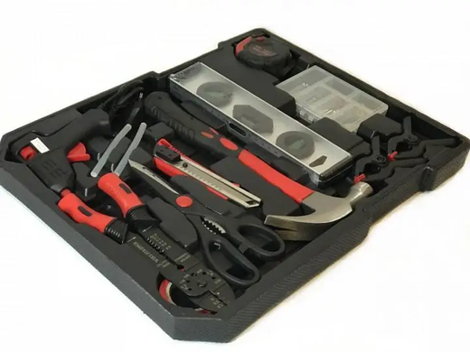 Большой набор инструментов Swiss kraft 408 шт в чемодане набор инструментов, ключей и головок с трещоткой yak-205331 фото