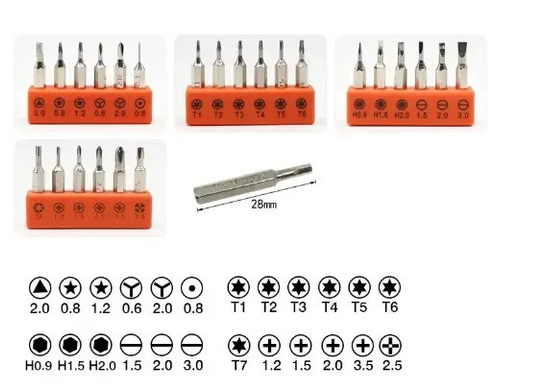 Набор отверток 28 в 1прецизионные отвертки с трещоткой, Screwdriver set AND ANDIK-3087 фото