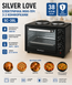Електрична міні-духовка Silver Love SC-38L з 2 конфорками technovibePof-LV 38 фото 3