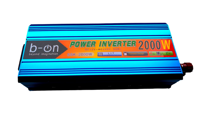 Инвертор Power inverter SSK-2000w (12V-220V) PrinsPersii-8255 фото