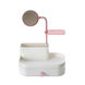 Настільний органайзер для косметики Cosmetic rack with mirror 7009 із дзеркалом 36 x 17.5 x 27.3 см білий EL-2132 LambixPof-ST246 фото 1