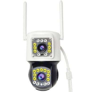 Уличная камера видеонаблюдения с 2 объективами WiFi, 4MP V360 Pro OptDropPof-VENV36015A фото
