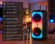 Портативная акустика ZXX-1095 80Вт / Колонка 2&times;8дюйма Bluetooth/USB/TF/AUX, FM, LED / Переносная музыкальная колонка с микрофоном для караоке OptDropPof-sp8711 фото 5