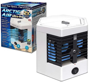 Мини кондиционер Arctic Air Ultra PRO 3в1 Портативный воздухоохладитель USB увлажнитель ночник 10Вт WimpexPof-2X Arctic Cool Ultra Pro фото