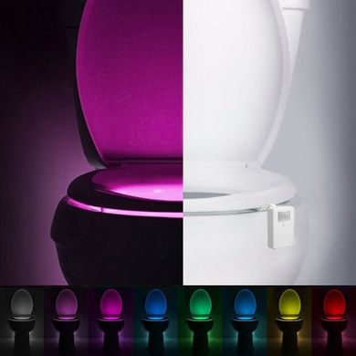 Светодиодная подсветка для унитаза Light Bowl LED ночная подсветка с переключением цветов Vener-173 фото