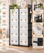 Комод дитячий пластиковий WFB006S 81x29x170 см / Широкий збірний шафа-органайзер на 10 ящиків з верхньою полицею / Шафа-стелаж OptDropPof-GD-082 фото 2