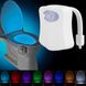 Светодиодная подсветка для унитаза Light Bowl LED ночная подсветка с переключением цветов Vener-173 фото 4