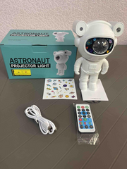 Ночник проектор звездного неба астронавт , космонавт робот с колонкой и bluetooth Распродажа Uts-5513 Astronavt фото