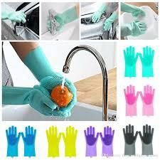 Рукавички для миття посуду Gloves for washing dishes 150613 фото