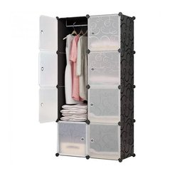 Складна шафа Storage Cube Cabinet МР 28-51 Пластикова шафа - органайзер для речей, 146х76x37 см con-27-Storage Cube Cabinet фото