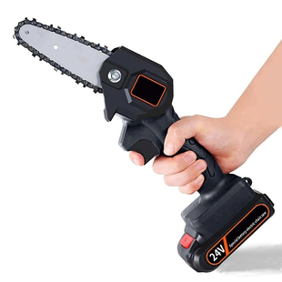 Аккумуляторная цепная пила со сменной батареей 24v MINI ELECTRIC CHAINSAW rafTV-9 фото