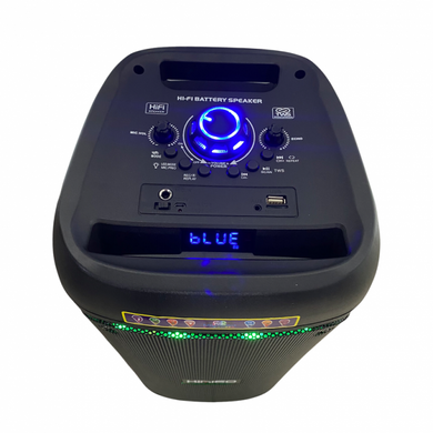 Портативная удобная Bluetooth колонка с микрофоном KIMISO QS-82 BT 3000W spar-7965 фото