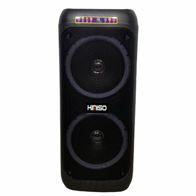 Портативная удобная Bluetooth колонка с микрофоном KIMISO QS-82 BT 3000W spar-7965 фото