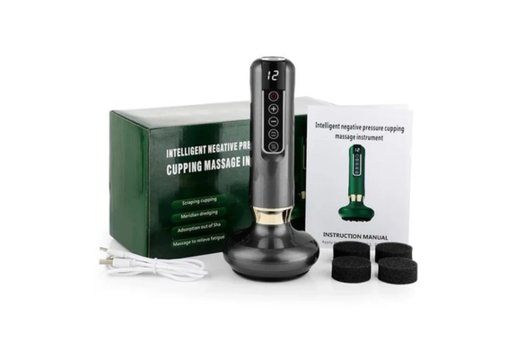 Антицеллюлитный вакуумный массажер Cupping Massager BLACK GrantoptPof-0553 фото