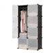 Складной шкаф Storage Cube Cabinet МР 28-51 Пластиковый шкаф – органайзер для вещей, 146х76x37 см con-27-Storage Cube Cabinet фото 1