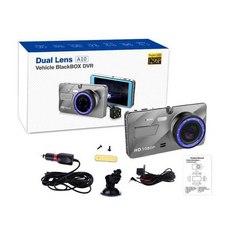 Відеореєстратор для автомобіля Dual Lens A10/DVR-V2 Full HD 1080 P 4" P001 12Мп Розпродаж Uts-5515 Dual Lens A10/DVR-V2 Full HD фото