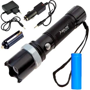 Фонарь ручной аккумуляторный с Zoom BL-T8626-XPE WimpexPoof-BLT8626XPE фото