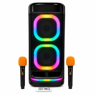 Колонка BTS-2120 Bluetooth / Акустическая система с двумя беспроводными микроонами / Караоке-колонка OptDropPof-24480028 фото