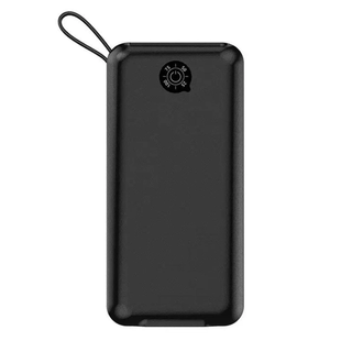 Внешний аккумулятор Power Bank Lenyes PX268 20000 Mah портативное зарядное устройство 2 USB переходники micro-USB/Type-C/Lightning + фонарик delta-12 фото