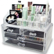Акриловий органайзер для косметики із дзеркалом Cosmetic Storage Box CX-8702 rafTV-10 фото 2