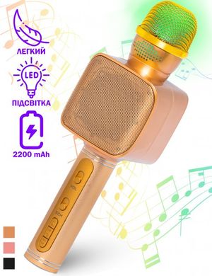 Бездротовий Bluetooth мікрофон для караоке DM YS-68 + колонка 2 в 1 spar-7051 фото