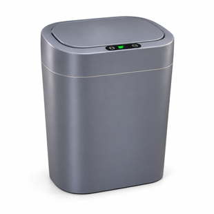 Мусорное ведро со смарт-датчиком 16 л / Smart trash can / Мусорное ведро со съемным держателем пакета для мусора OptDropPof-Jam1302 фото
