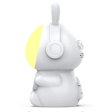 Детские часы с будильником Кролик Rabbit clock with LIGHT WHITE PrinsPersii-7637 фото