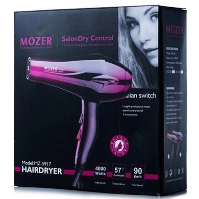 Професійний фен для сушіння волосся Mozer MZ-5917 wimp-MZ-5917 фото